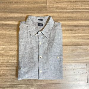 J crew Cotton/Linen Button Down